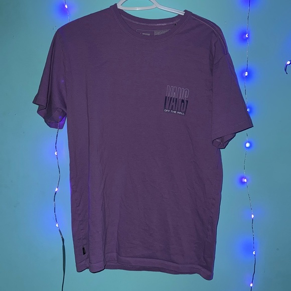 VANS T-SHIRT PURPLE - Picture 1 of 3